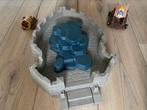 Playmobil kasteel en ridders door elkaar., Ophalen of Verzenden, Zo goed als nieuw