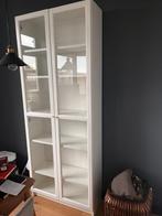 IKEA Bookcase BILLY / OXBERG, Ophalen, Met deur(en), Wit, 50 tot 100 cm