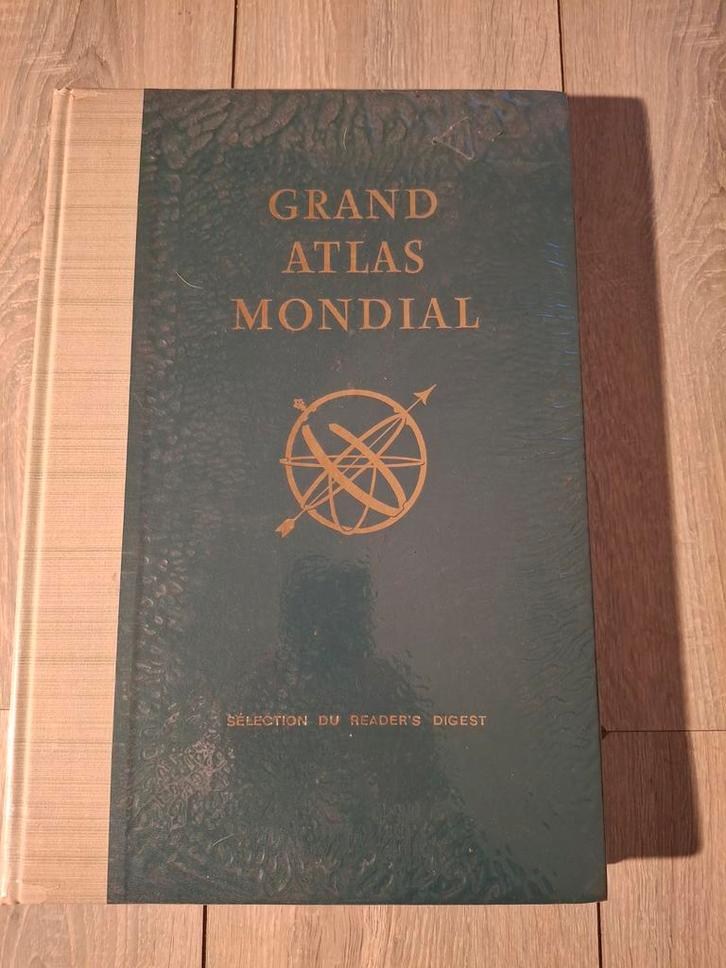 Franse Grand Atlas Mondial - Reader's Digest Wereldatlas, Boeken, Atlassen en Landkaarten, Zo goed als nieuw, Overige atlassen