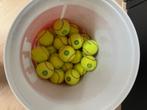 Tennis 32 groen ballen met emmer, Ophalen, Gebruikt, Ballen, L00