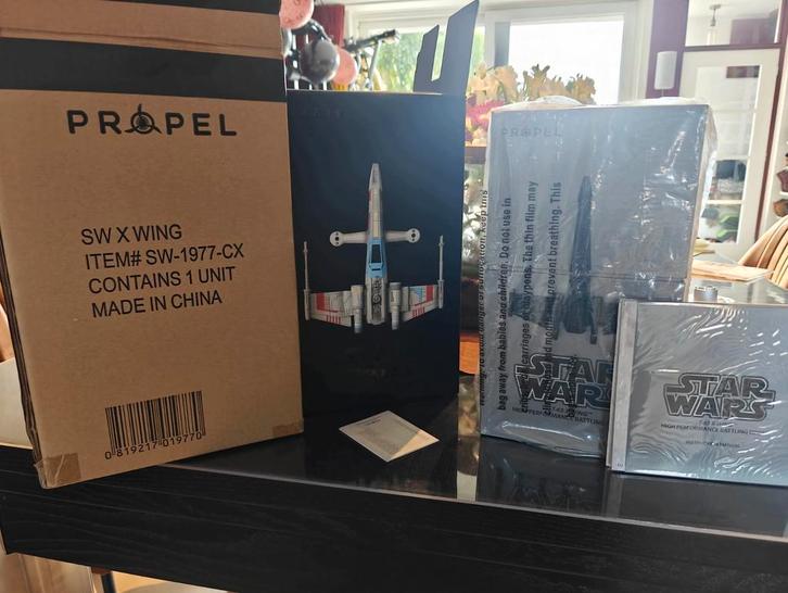 Propel Star Wars Battle Drones X-Wing Speederbike Tie Advanc, Verzamelen, Star Wars, Zo goed als nieuw, Actiefiguurtje, Ophalen of Verzenden