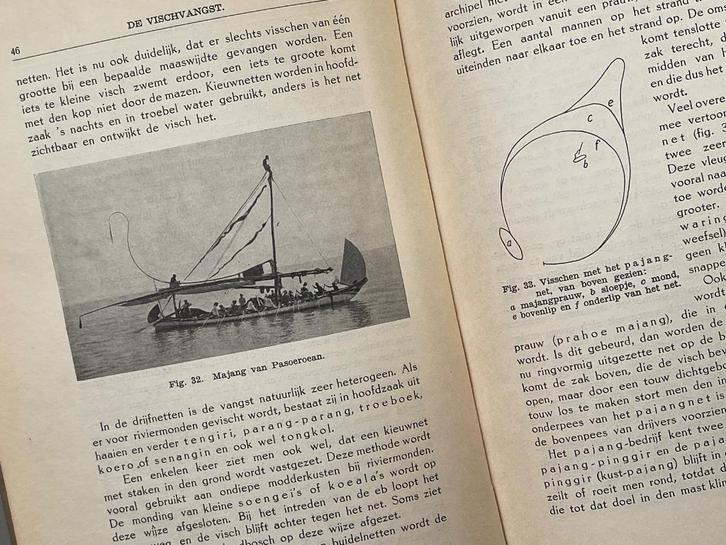 De Indische Zeevisschen en Zeevisscherij (1934), Antiek en Kunst, Antiek | Boeken en Bijbels, Ophalen of Verzenden