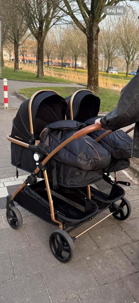 Duo kinderwagen chipolino smart, Kinderen en Baby's, Tweelingen en Meerlingen, Zo goed als nieuw, Kinderwagen of Buggy, Ophalen