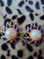 Oorbellen, Ophalen of Verzenden, Zo goed als nieuw, Blauw, Overige materialen