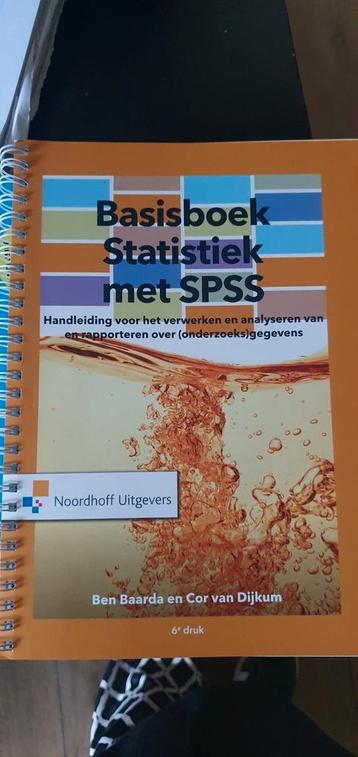 Basisboek statistiek met SPSS beschikbaar voor biedingen