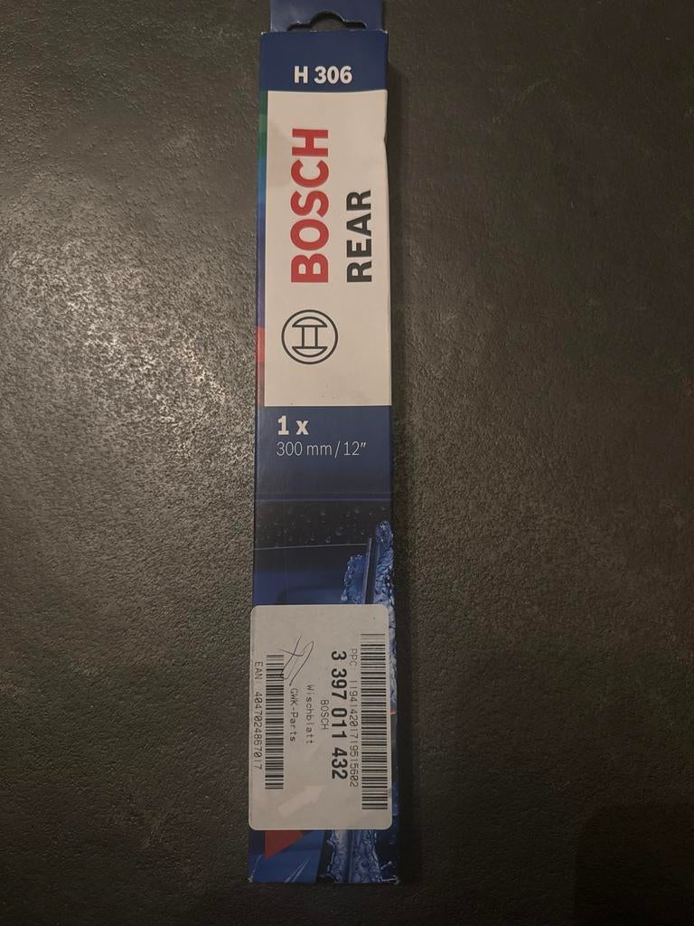 Bosch Rear H306 Ruitenwisser Achter, Ophalen of Verzenden, Nieuw, BMW