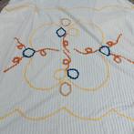 Vintage witte sprei retro 200x150 cm, Huis en Inrichting, Slaapkamer | Beddengoed, Gebruikt, Wit, Overige typen, Tweepersoons