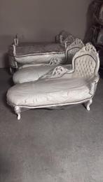 Chaiselounge bank wit barok aanbieding, Ophalen of Verzenden