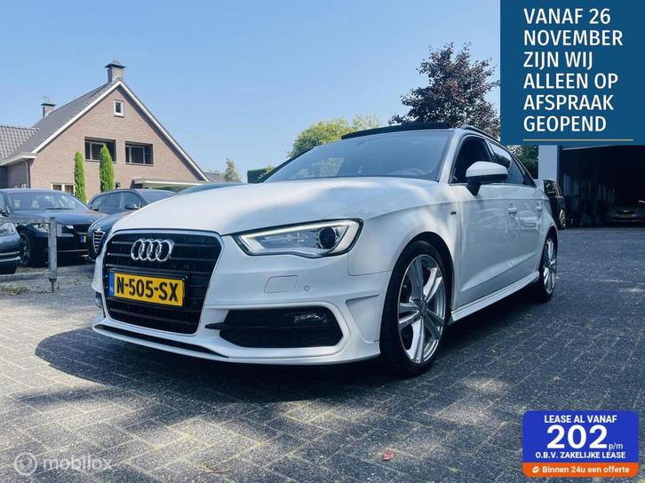 Audi A3 Sportback 1.6 TDI Sport Pro Line 3x S-Line / Pano-da, Auto's, Audi, Bedrijf, Te koop, A3, ABS, Achteruitrijcamera, Airbags