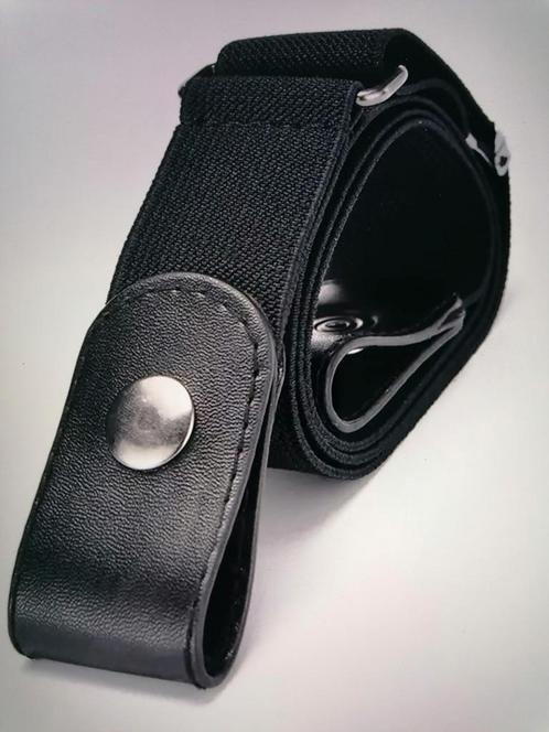Riem zonder gesp, nooit meer een afzakkende broek., Kleding | Heren, Riemen en Ceinturen, Nieuw, Zwart, Ophalen of Verzenden