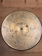 Granaathuls 25 pdr. brits met inktstempels Arnhem!, Ophalen of Verzenden, Landmacht, Engeland, Hulzen of Bodemvondsten