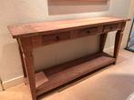 Teak Houten Sidetable - 158cm Breed, Huis en Inrichting, Ophalen, Gebruikt, Teakhout, 150 tot 200 cm