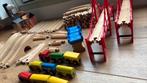 Houten Treinbaan met Bruggen, Ophalen, Gebruikt, Duplo