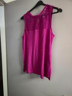 Mouwloos Fuchsia shirt H&M Maat S, Ophalen, H&M, Roze, Gedragen