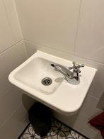 WC fonteintje met kraan, Doe-het-zelf en Verbouw, Sanitair, Ophalen, Zo goed als nieuw, Chroom, Wastafel
