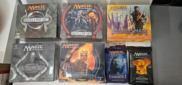 5X Magic: The Gathering Fat Packs!! 2X Booster Battle Pack!!, Hobby en Vrije tijd, Verzamelkaartspellen | Magic the Gathering