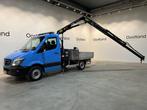 Mercedes-benz SPRINTER 316 CDI RWD Open Laadbak / Hiab XS 03, Auto's, Blauw, Electronic Stability Program (ESP), 2143 cc, Lease