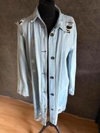 Zara stoere lange jeans ripped blouse/jas mt L ZGAN, Maat 38/40 (M), Blauw, Zara, Ophalen of Verzenden