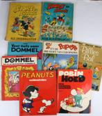 8x vintage strips, sjors en sjimmie, peanuts, dommel, popeye, Gelezen, Ophalen of Verzenden, Meerdere stripboeken