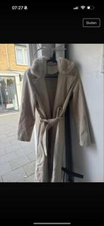 Shein wollen jas met bontkraag, Kleding | Dames, Jassen | Zomer, Ophalen of Verzenden, Gedragen, Maat 38/40 (M), Beige