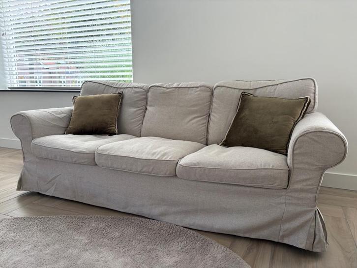 Ektorp 3- en 2-zits te koop, Huis en Inrichting, Banken | Bankstellen, Zo goed als nieuw, Rechte bank, Driepersoons, 200 tot 250 cm