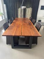 Grote notenhouten eetkamertafel (Riva1920) (evt. met stoelen, Huis en Inrichting, Ophalen, Gebruikt, 100 tot 150 cm, 200 cm of meer