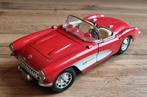 Modelauto klassieke 1957 Chevrolet Corvette, schaal 1:18, Ophalen of Verzenden, Zo goed als nieuw, Bburago