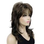 Moderne pruik schouderlang in laagjes kleur 8TT124, Sieraden, Tassen en Uiterlijk, Uiterlijk | Haarverzorging, Verzenden, Nieuw