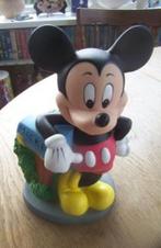 Disney Mickey Mouse spaarpot bij brievenbus 22cm, Ophalen of Verzenden, Mickey Mouse, Zo goed als nieuw, Beeldje of Figuurtje