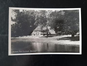 Arnhem, Park Sonsbeek "Boerderij", ongelopen, fotokaart. beschikbaar voor biedingen