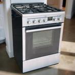 Gasfornuis AEG RVS 4-pits met Heteluchtoven incl Garantie, Witgoed en Apparatuur, Fornuizen, Ophalen, 4 kookzones, Gas, Vrijstaand