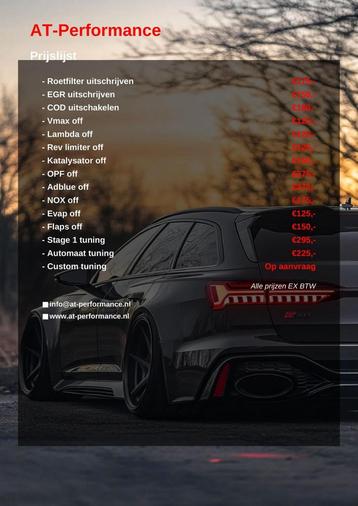 Auto Tuning - Software/Diagnose Specialist beschikbaar voor biedingen