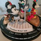 Disney filmrol met 4 beeldjes Enesco, Ophalen of Verzenden, Mickey Mouse, Zo goed als nieuw, Beeldje of Figuurtje