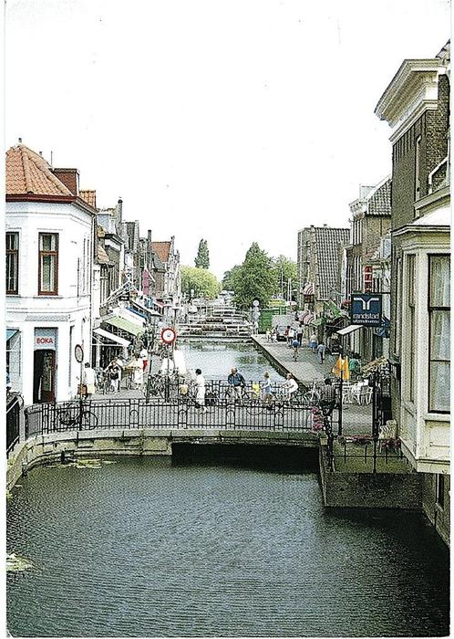 36519	Maassluis	ZH	_Gelopen met mooie zegel	Tulp	   	 	Zie o, Verzamelen, Ansichtkaarten | Nederland, Gelopen, Zuid-Holland, Ophalen of Verzenden