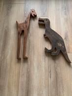 Te Koop: houten decoratie: giraf en dinosaurus, Kinderen en Baby's, Kinderkamer | Inrichting en Decoratie, Ophalen of Verzenden