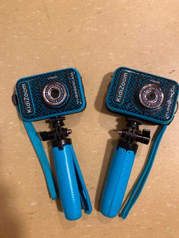 2x kidi zoom vlogger cameras met green screen beschikbaar voor biedingen