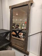 Landelijke teakhouten spiegel 161x94cm €150, Huis en Inrichting, Ophalen, ., Nieuw, .
