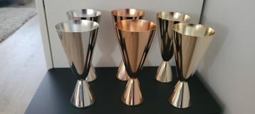 Vintage Sonnau ijsbekers/ijscoupes (6) beschikbaar voor biedingen