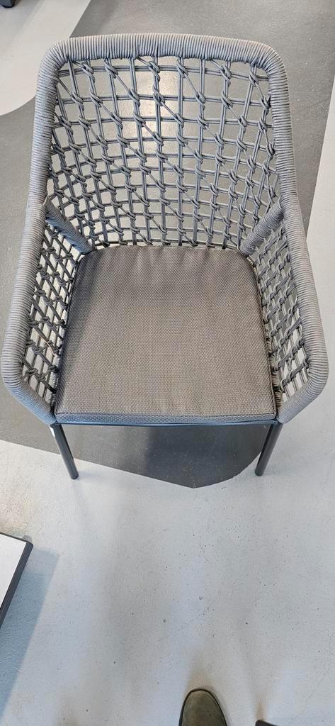 Ketter Stapelstoel Spezia grijs, Tuin en Terras, Tuinstoelen, Nieuw, Aluminium, Stapelbaar, Ophalen of Verzenden