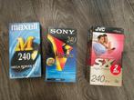VHS videoband, lege videobanden, Alle leeftijden, Ophalen, Nieuw in verpakking