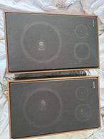 Vintage Philips boxen, Audio, Tv en Foto, Luidsprekers, Ophalen of Verzenden, Gebruikt, Front, Rear of Stereo speakers, Philips