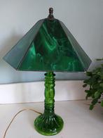 tiffany lamp smaragd groen sma, Antiek en Kunst, Antiek | Lampen, Ophalen of Verzenden