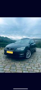 Seat Leon 1.4 TSI ACT 110KW/150PK Dsg7 2015 Zwart pano, Auto's, Zwart, 4 cilinders, Leon, Alcantara