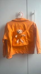 Spijkerjasje maat 104 met teddybeer, Meisje, Ophalen of Verzenden, Zo goed als nieuw, Jas
