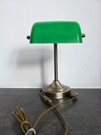 Groene Bankierslamp, Huis en Inrichting, Lampen | Tafellampen, Ophalen of Verzenden, Zo goed als nieuw, Minder dan 50 cm