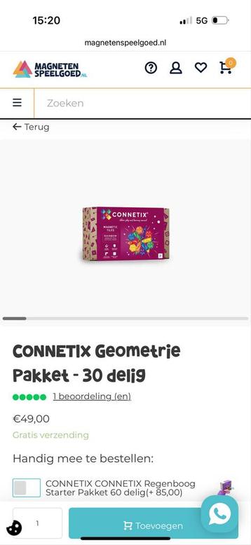 Connetix - 2 Sets - Magnetisch Speelgoed beschikbaar voor biedingen