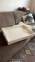 Houten Bijzet dienblad tafel, Ophalen, Gebruikt, Hout