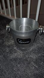 Aluminium champagne emmer van Lanson., Ophalen of Verzenden, Zo goed als nieuw, Metaal, Minder dan 5 flessen