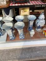 Pracht Delft Vazen - Hele Party!, Huis en Inrichting, Gebruikt, Blauw, Aardewerk of Porselein, Ophalen of Verzenden
