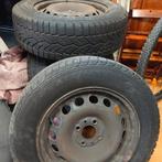 Fiat 500 Wiel doppen met twee winterbanden en velgen, Ophalen